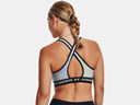 Under Armour Ladies Crossback Mid Print Sports Bra