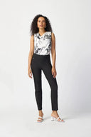 Joseph Ribkoff Ladies Lux Twill Slim-Fit Pull On Pant