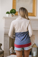 Ampersand Ave Ladies Cowlneck Sweatshirt