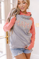 Ampersand Ave Ladies DoubleHood Sweatshirt