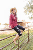 Ampersand Ave Ladies DoubleHood Sweatshirt