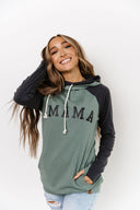 Ampersand Ave Ladies DoubleHood Sweatshirt
