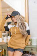 Ampersand Ave Ladies DoubleHood Sweatshirt