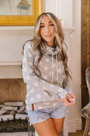 Ampersand Ave Ladies Cowlneck Sweatshirt