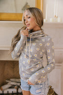 Ampersand Ave Ladies Cowlneck Sweatshirt