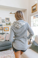 Ampersand Ave Ladies DoubleHood Sweatshirt