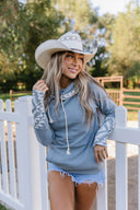 Ampersand Ave Ladies DoubleHood Sweatshirt