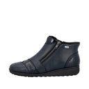 Rieker Ladies Blue Donna Lined Boot