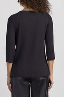 Tribal Lades 3/4 Sleeve Boat Neck Top