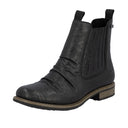 Rieker Ladies Black Ornella Lined Boot