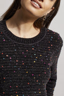 Tribal Ladies Crew Neck LS Sweater