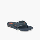 Reef Mens Navy/Orange Tropic Fanning Sandal