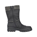 Rieker Ladies Felicitas X8283-00 Black Lined Boot