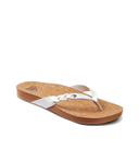 Reef Ladies White Cushion Court Twist Sandal