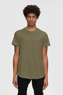 Kuwalla Mens Martini Olive Eazy Scoop Tshirt