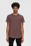 Kuwalla Mens Marron Eazy Scoop Tshirt