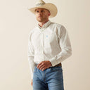 Ariat Mens White Adrian LS Classic Fit Shirt