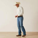 Ariat Mens White Adrian LS Classic Fit Shirt