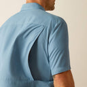Ariat Mens Blue Shadow Venttek Outbound Classic Fit Shirt