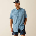 Ariat Mens Blue Shadow Venttek Outbound Classic Fit Shirt