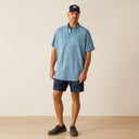 Ariat Mens Blue Shadow Venttek Outbound Classic Fit Shirt