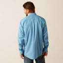 Ariat Mens Blue Solid LS Classic Fit Shirt