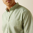 Ariat Mens Aqua Wrinkle Free Solid SS Shirt