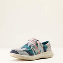 Ariat Ladies Smoky Turquoise Flannel Hilo Shoe