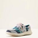 Ariat Ladies Smoky Turquoise Flannel Hilo Shoe
