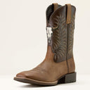 Ariat Mens Sandstorm/Bitter Chocolate Sport Steer Skull Boot