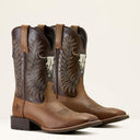 Ariat Mens Sandstorm/Bitter Chocolate Sport Steer Skull Boot