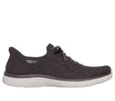 Skechers Ladies Chocolate Virtue Flawless Slip In Shoes