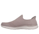 Skechers Ladies Dark Taupe Virtue Serendipity Slip In Shoes