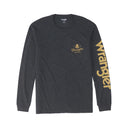 Wrangler Mens LS Washed Black Shirt