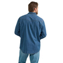 Wrangler Mens Mid Wash Denim Shirt