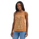 Wrangler Ladies Argan Oil Heather Goddess Western Print Tank