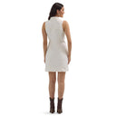 Wrangler Ladies White Sleeveless Denim Snap Dress