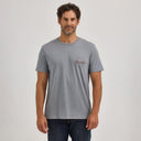 Wrangler Mens Monument Heather West Rooper Regular Fit SS Tshirt