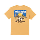 Wrangler Mens Pale Gold Heather Hector Regular Fit SS Tshirt