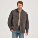 Wrangler Mens Raven Hidden Zip Barn Coat