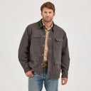 Wrangler Mens Raven Hidden Zip Barn Coat