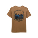 Wrangler Mens Tobacco Brown Heather Owens Valley Regular Fit Tshirt