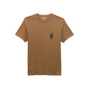 Wrangler Mens Tobacco Brown Heather Owens Valley Regular Fit Tshirt