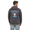 Wrangler Mens Charcoal Asphalt Western Mosteer Regular Hoodie