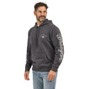 Wrangler Mens Charcoal Asphalt Western Mosteer Regular Hoodie