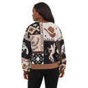 Wrangler Ladies Brown Retro Punchy Sweater Cardigan