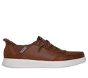 Skechers Ladies Slip-ins Bobs Skip Cute - B Cute Cozy Brown Shoe
