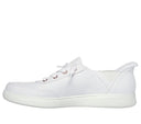 Skechers Ladies White Bobs Skip Cute Slip In Shoes