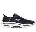 Skechers Ladies Black/White Go Walk Arch Fit 2.0 Shoe
