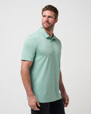 Travis Mathew Mens Eggshell Blue Acropolis Polo